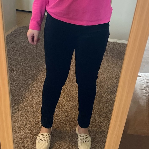 AE Black Velvet Jegging - size 12 - Picture 3 of 7